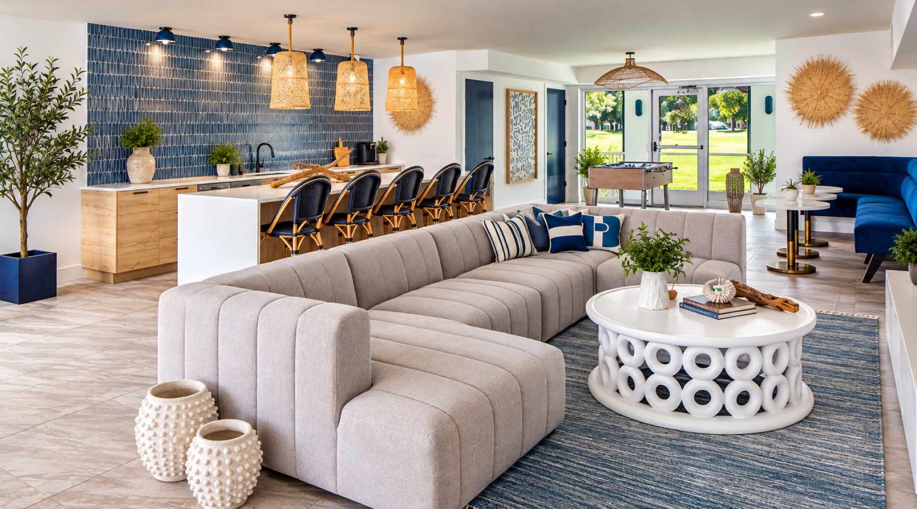 Renovated Clubhouse with a Foosball Table for fun